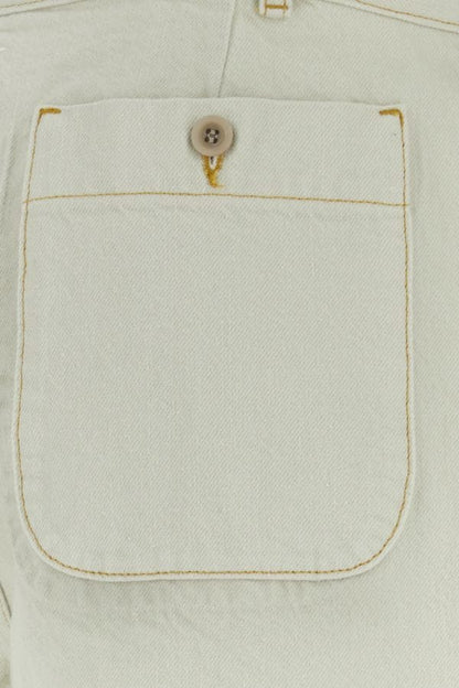MAISON MARGIELA | Chalk denim bermuda shorts