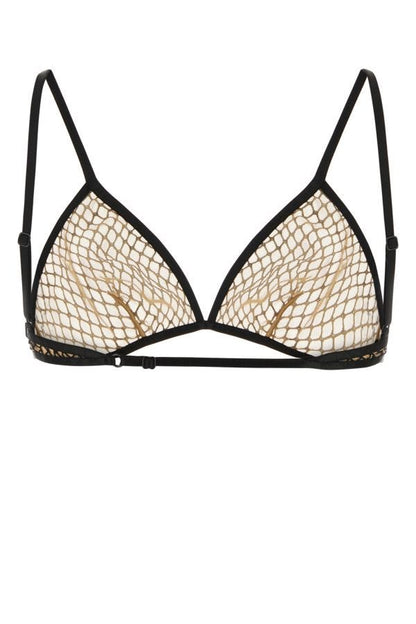 BALENCIAGA | Black mesh bra