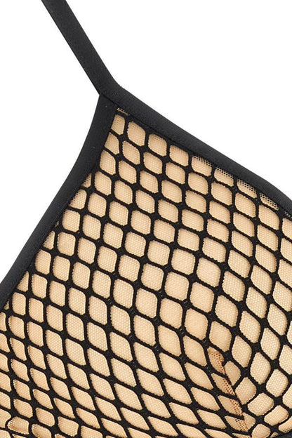 BALENCIAGA | Black mesh bra