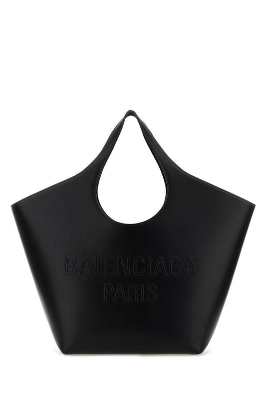 BALENCIAGA | Black leather medium Mary-Kate shopping bag