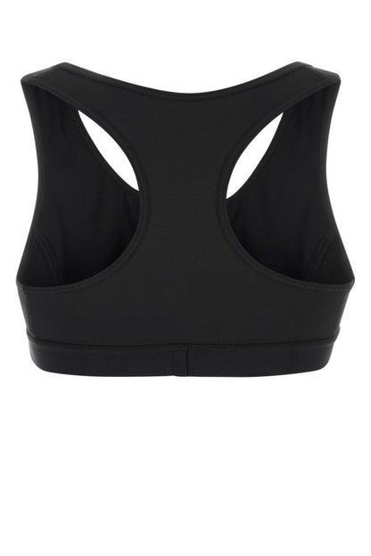 BALENCIAGA | Black stretch polyester top