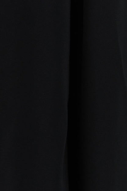 BALENCIAGA | Black stretch viscose blend long-cut dress