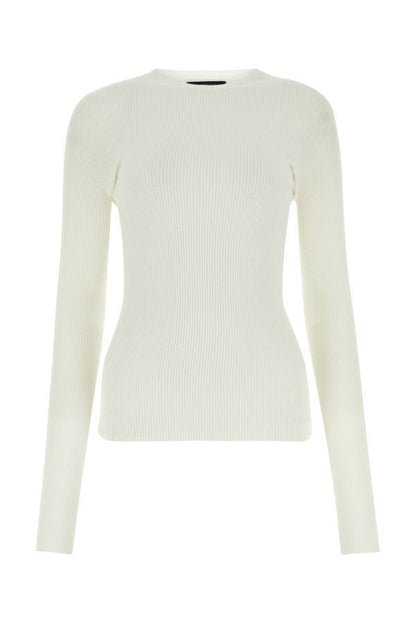 BALENCIAGA | White cotton top