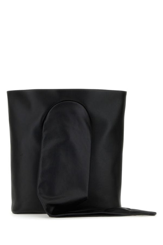 BALENCIAGA | Black leather large Glove shoulder bag