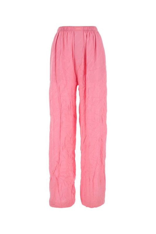 BALENCIAGA | Pink silk pyjama pant