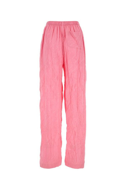 BALENCIAGA | Pink silk pyjama pant