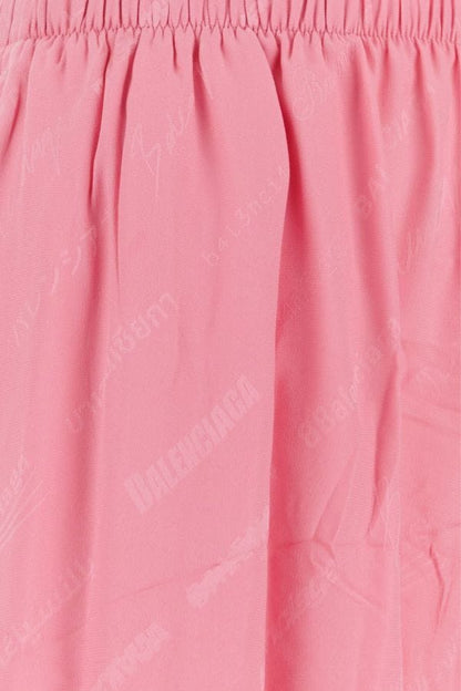 BALENCIAGA | Pink silk pyjama pant