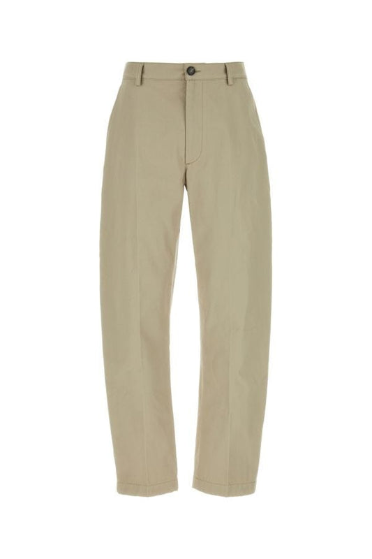 BOTTEGA VENETA | Cappuccino twill wide-leg pant