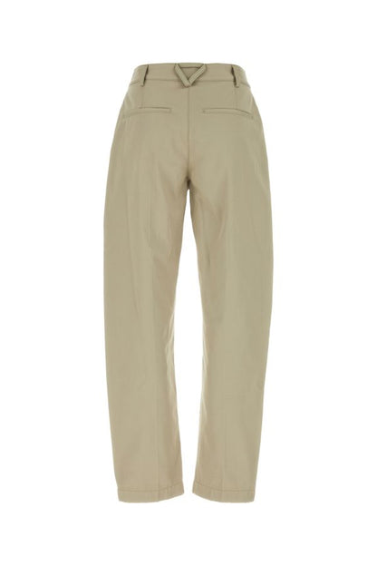 BOTTEGA VENETA | Cappuccino twill wide-leg pant