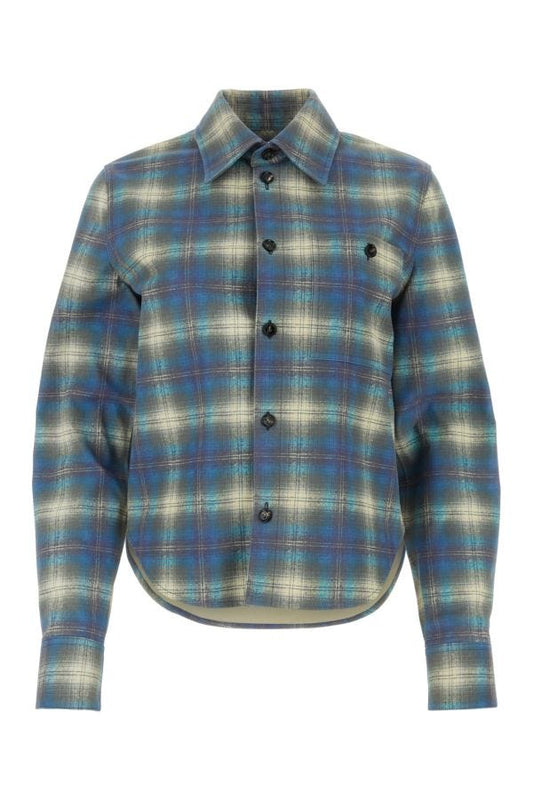BOTTEGA VENETA | Printed leather shirt