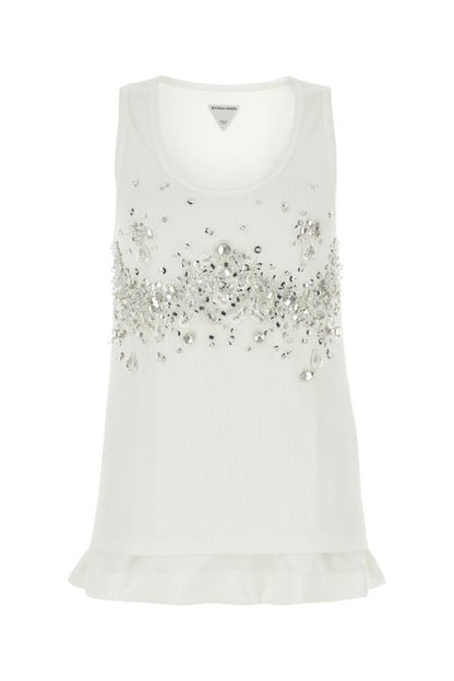 BOTTEGA VENETA | White jersey top