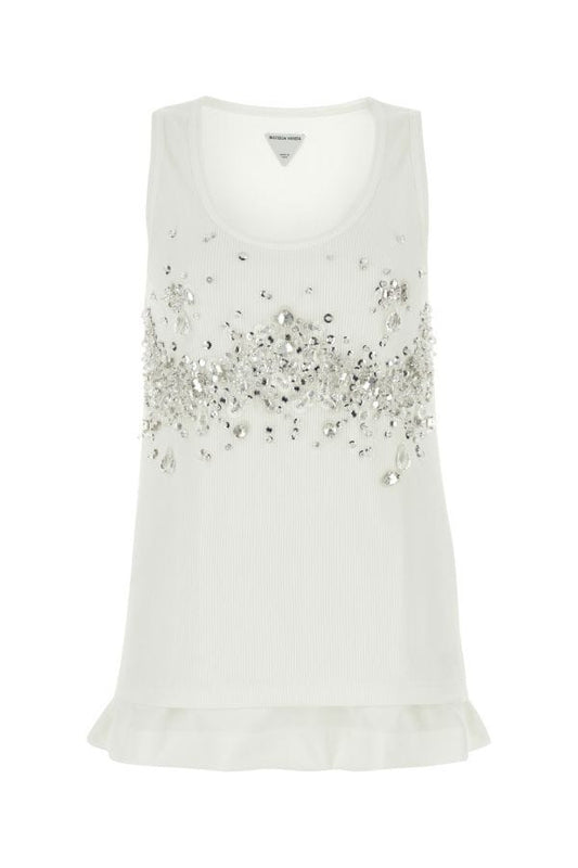 BOTTEGA VENETA | White jersey top
