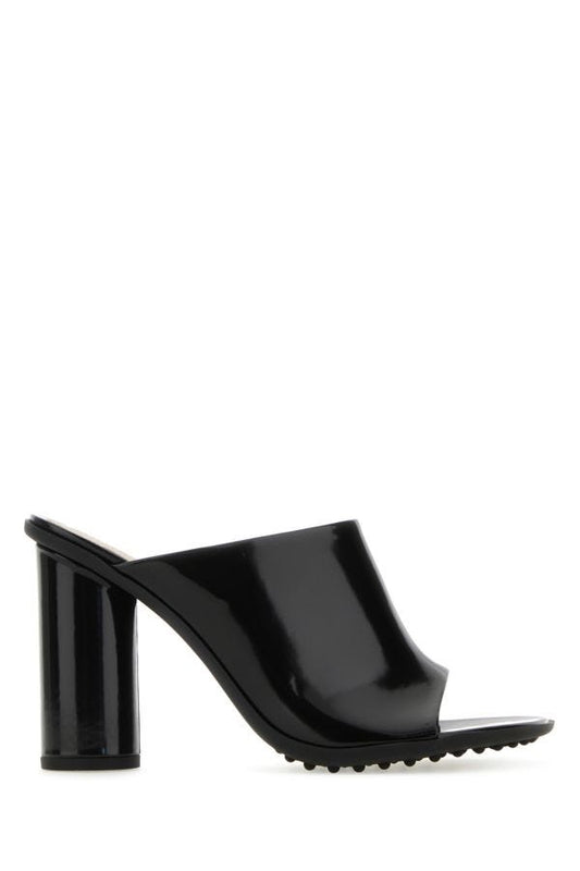 BOTTEGA VENETA | Black leather Atomic mules