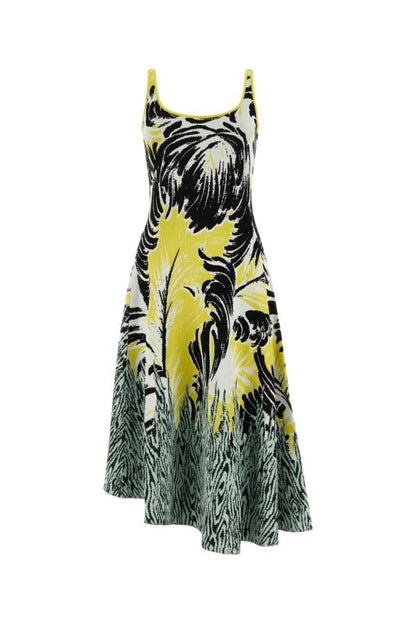 BOTTEGA VENETA | Embroidered jacquard dress