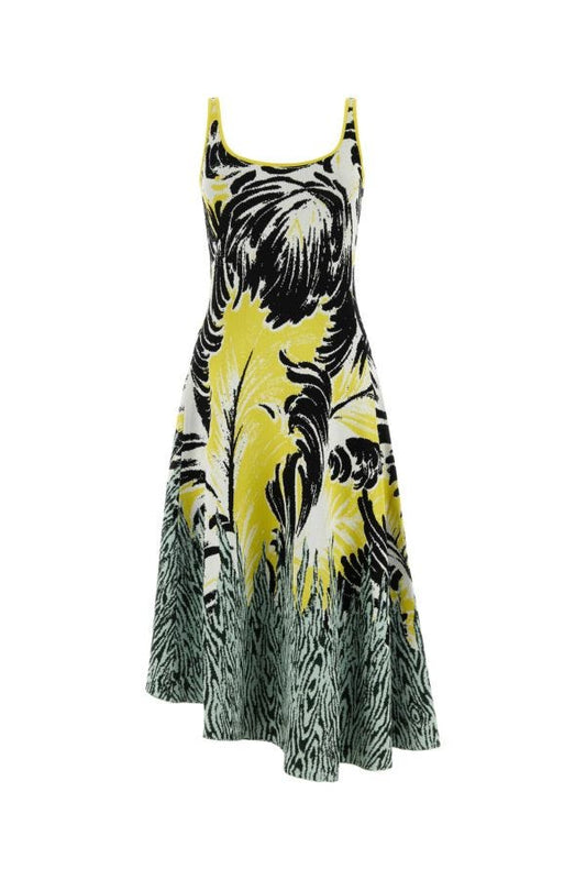 BOTTEGA VENETA | Embroidered jacquard dress