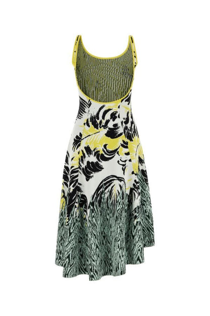 BOTTEGA VENETA | Embroidered jacquard dress
