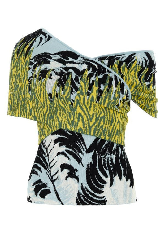 BOTTEGA VENETA | Embroidered jacquard top