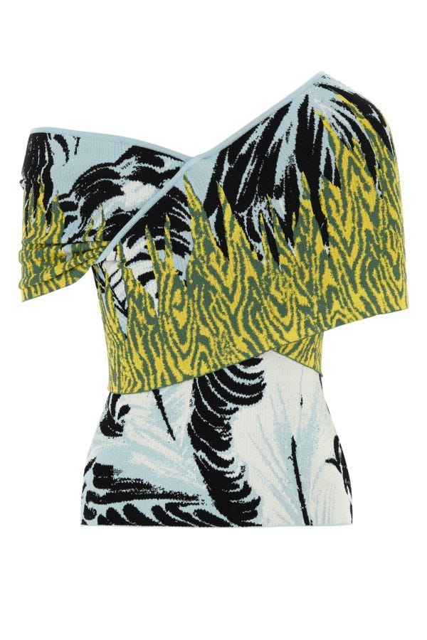 BOTTEGA VENETA | Embroidered jacquard top