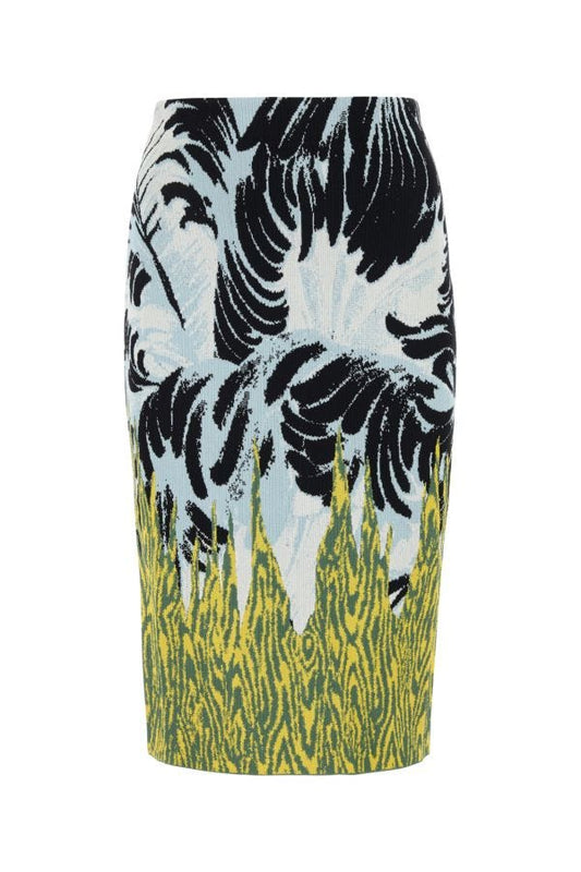 BOTTEGA VENETA | Embroidered jacquard skirt