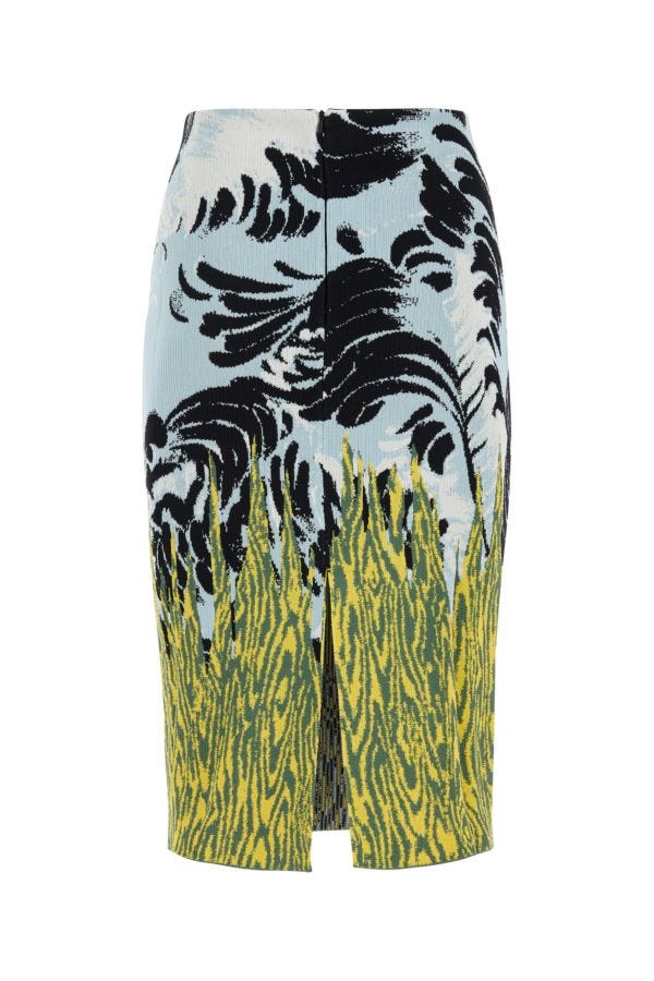 BOTTEGA VENETA | Embroidered jacquard skirt