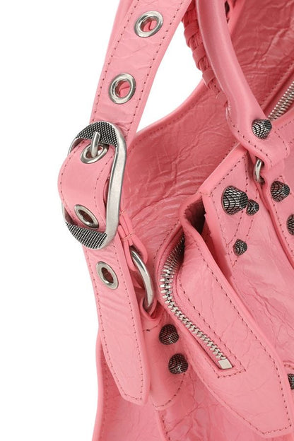 BALENCIAGA | Pink nappa leather Neo Cagole XS handbag