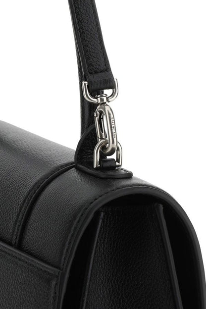 BALENCIAGA | Black leather Hourglass handbag