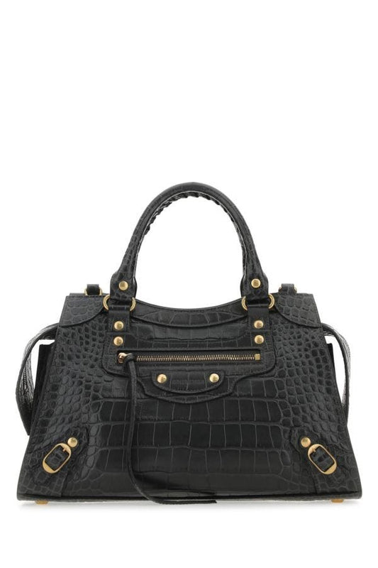BALENCIAGA | Black leather Neo Classic City S handbag