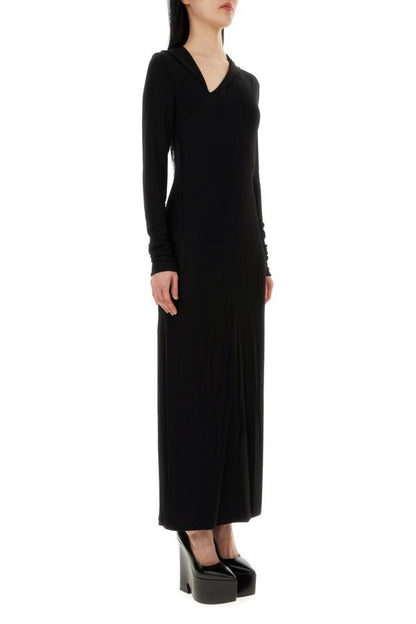 VERSACE | Black jersey dress