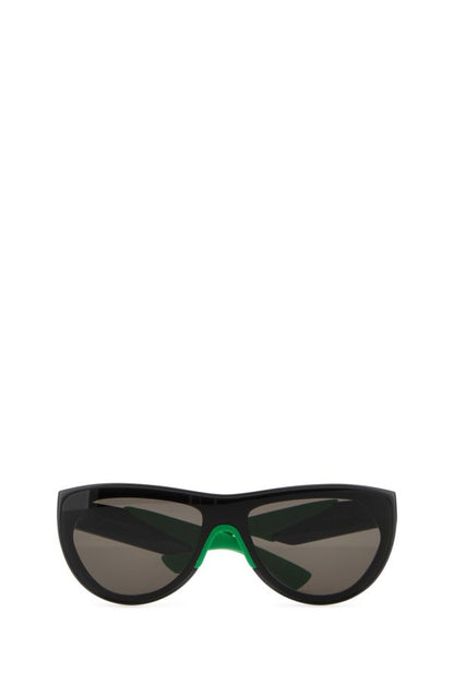 BOTTEGA VENETA | Two-tone acetate and rubber Mitre sunglasses