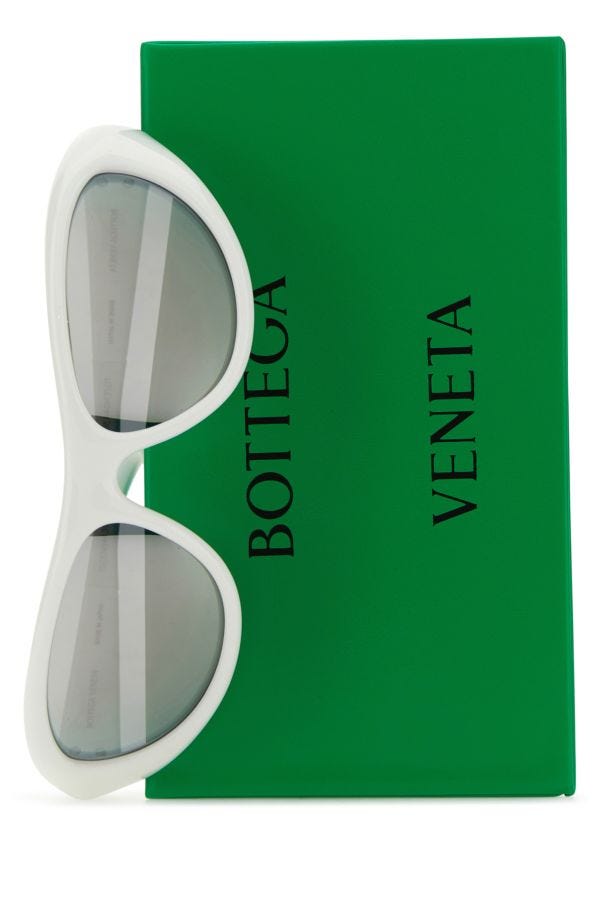 BOTTEGA VENETA | White acetate sunglasses