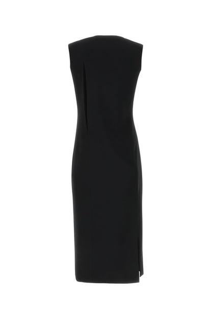 VERSACE | Black acetate blend dress