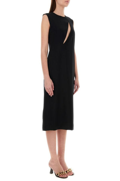VERSACE | Black acetate blend dress