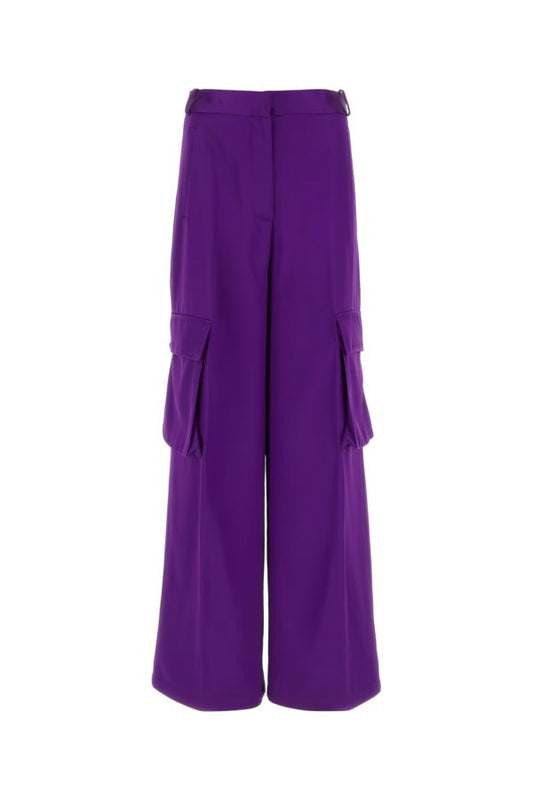 VERSACE | Purple satin cargo pant