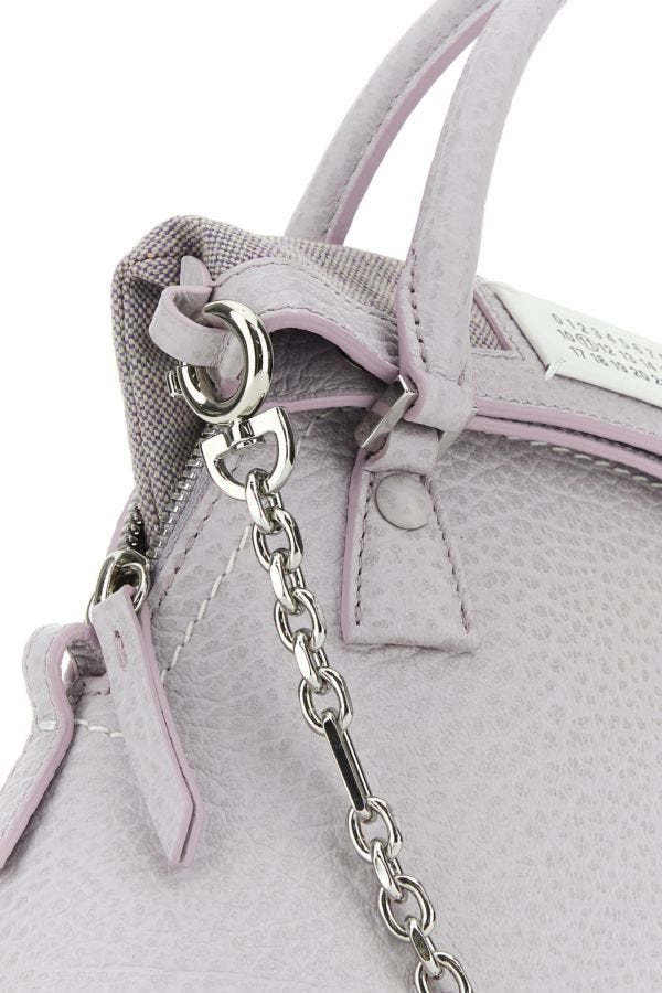 MAISON MARGIELA | Lilac leather micro 5AC handbag