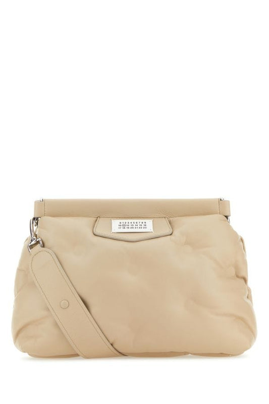 MAISON MARGIELA | Beige nappa leather small Glam Slam Classique crossbody bag