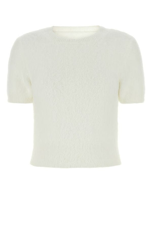 MAISON MARGIELA | Ivory angora blend sweater