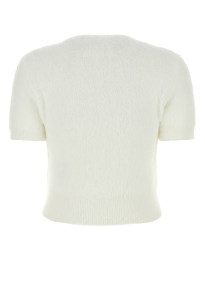 MAISON MARGIELA | Ivory angora blend sweater