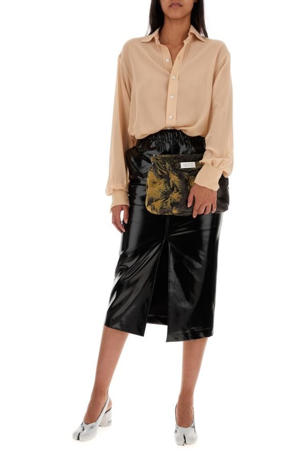 MAISON MARGIELA | Skin pink crepe shirt