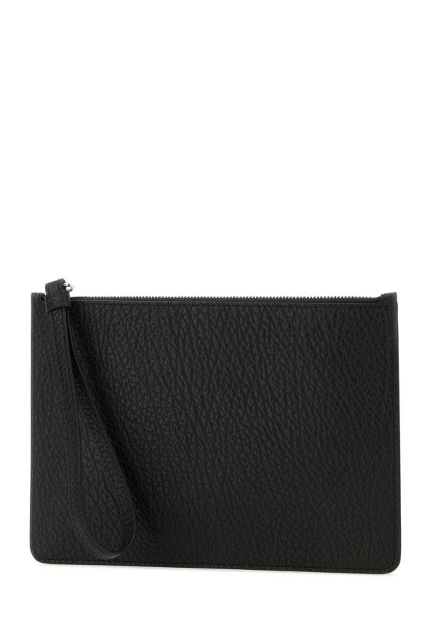 MAISON MARGIELA | Black leather clutch