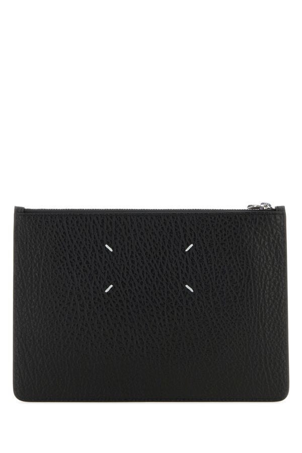 MAISON MARGIELA | Black leather clutch