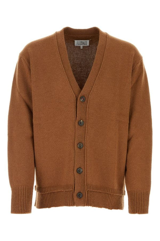 MAISON MARGIELA | Biscuit wool blend oversize cardigan