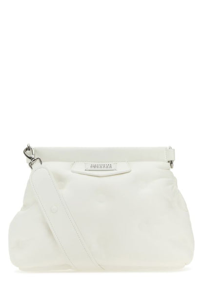 MAISON MARGIELA | White nappa leather small Glam Slam Classique crossbody bag