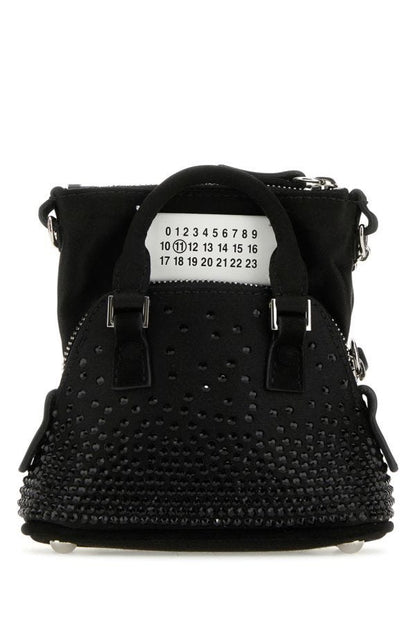 MAISON MARGIELA | Black satin baby 5AC Classique handbag
