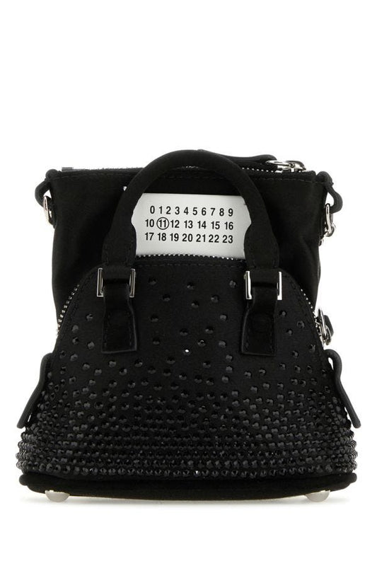 MAISON MARGIELA | Black satin baby 5AC Classique handbag