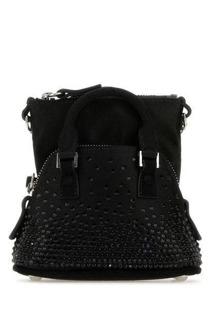 MAISON MARGIELA | Black satin baby 5AC Classique handbag