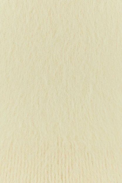 MAISON MARGIELA | Pastel yellow angora blend sweater