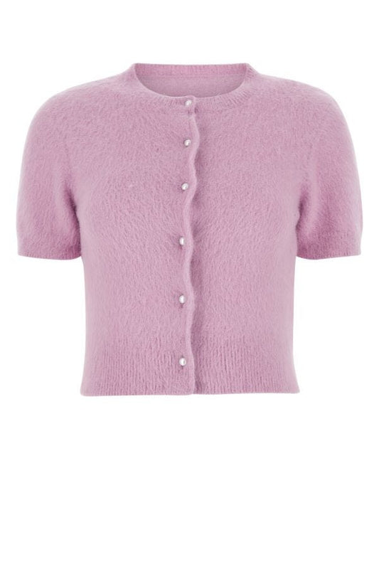 MAISON MARGIELA | Lilac Angora blend cardigan