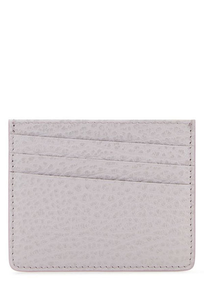 MAISON MARGIELA | Lilac leather Four Stitches cardholder