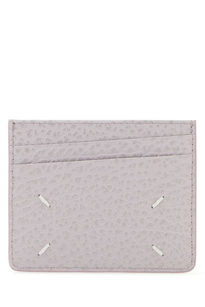 MAISON MARGIELA | Lilac leather Four Stitches cardholder