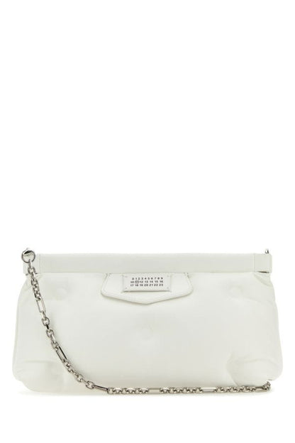 MAISON MARGIELA | White nappa leather Slam Red Carpet clutch